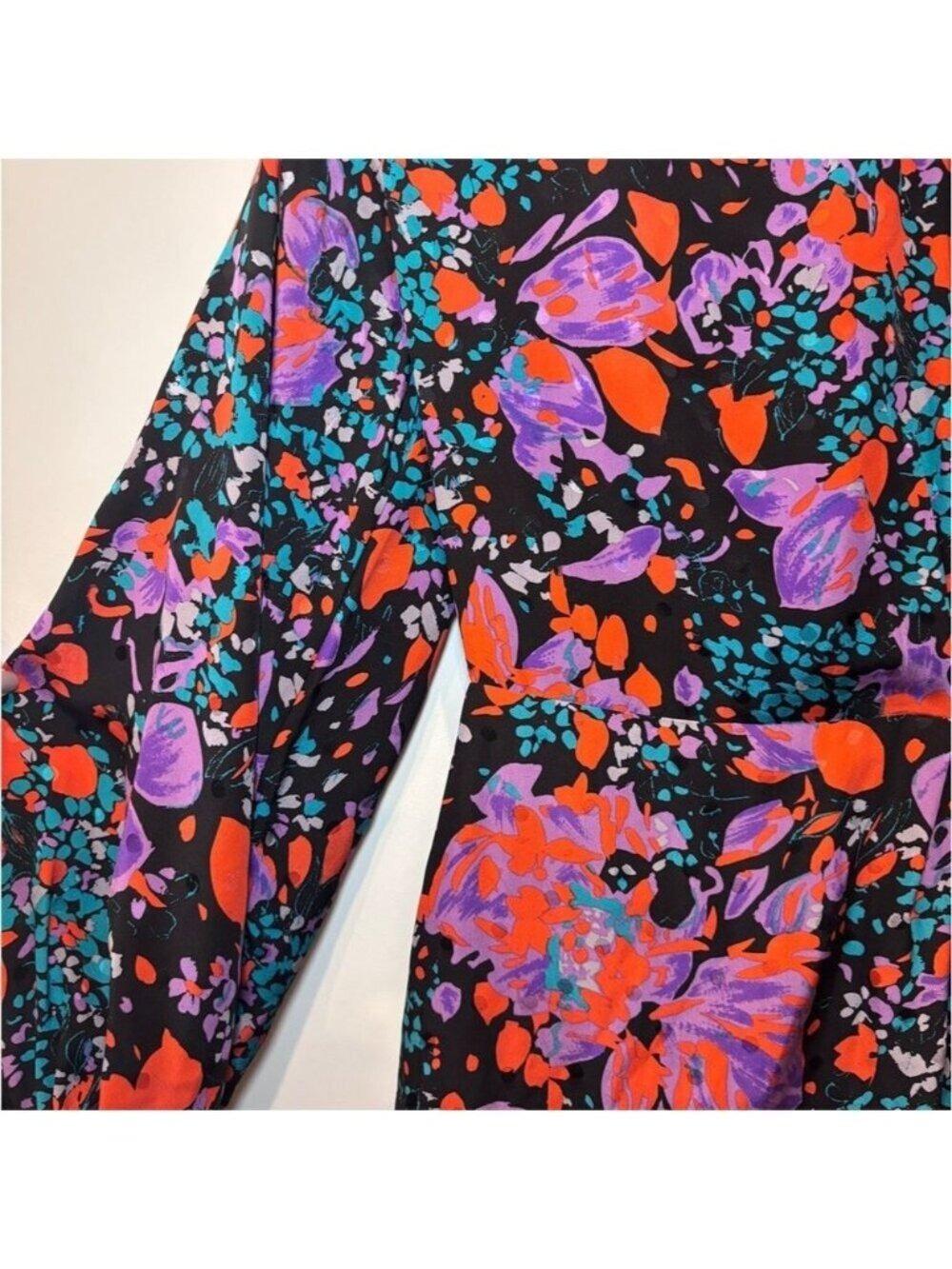 Essentiel Antwerp Wagging Silk Jacquard Floral Dress Size 34 Statement 0474 - Picture 4 of 8